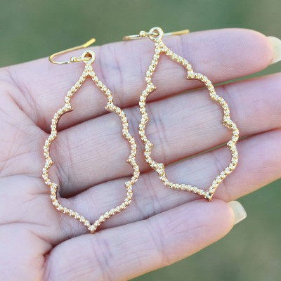 Hannah Earrings - Gold Tone